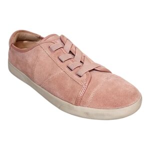 Vionic Jean Suede Pink Slip On Sneakers Size 8